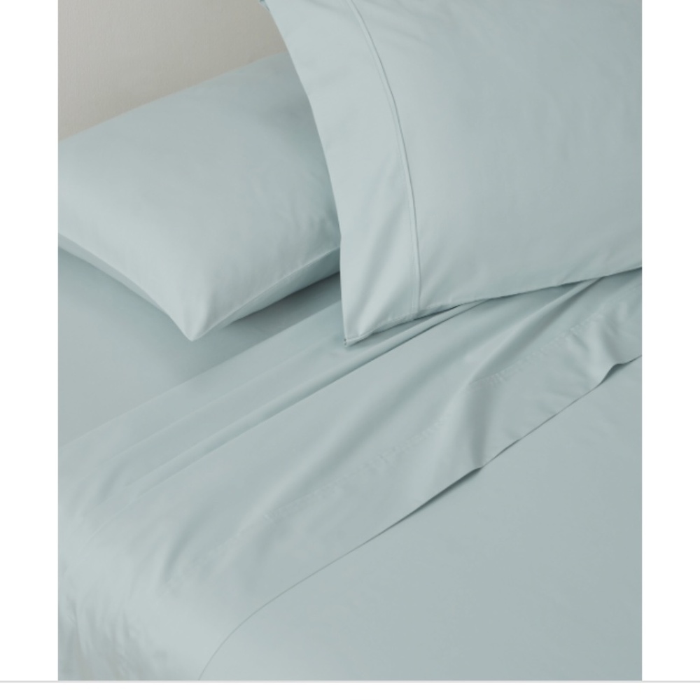 Everyday Home Trident 300 Thread Count 100% Cotton 4-Pc. Sheet Set, King - White - Picture 14 of 14